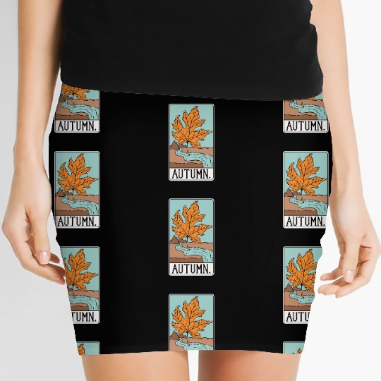 The Autumn - Tarot Card Women's Mini Skirts