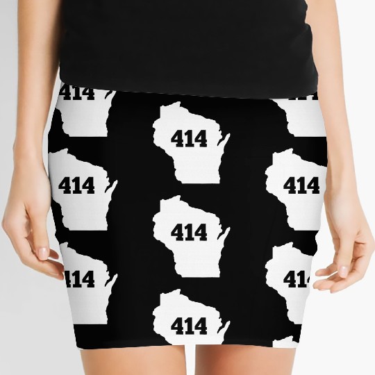 Wisconsin 414 Area Code Women's Mini Skirts