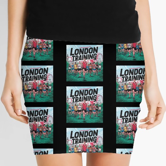 London Marathon by Kalam Women's Mini Skirts