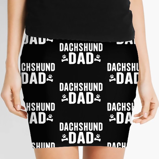 Dachshund Dad Dachshund Lovers Gift Women's Mini Skirts