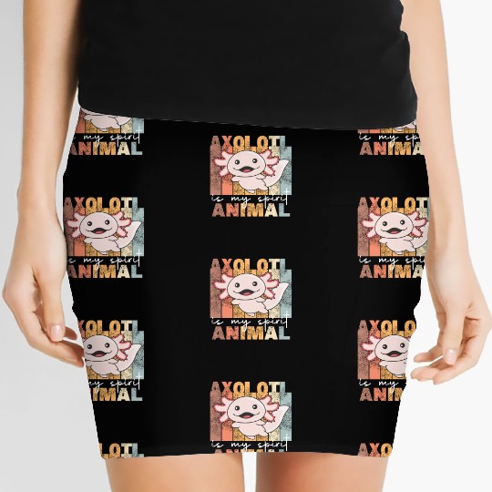 Axolotl Is My Spirit Animal - Sweet Axolotl Women's Mini Skirts