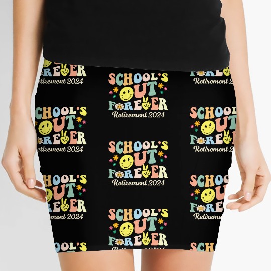 School s Out Forever Gifts Retired Teacher Women's Mini Skirts