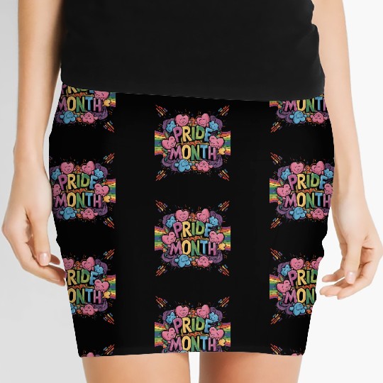 Pride Month LGBTQ LGBTQIA+ Women's Mini Skirts
