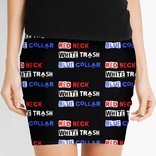 Red White Blue Women's Mini Skirts