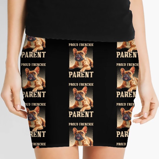 French Bulldog Proud Frenchie Parent Owner Women's Mini Skirts