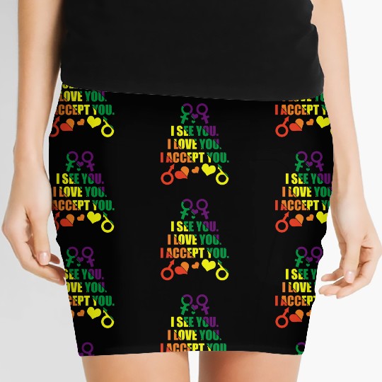 Pride month LGBTQ Women's Mini Skirts