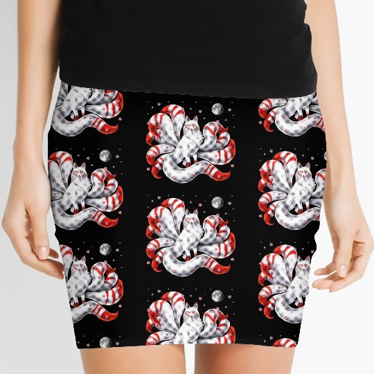 Japanese Kitsune Fox Women's Mini Skirts