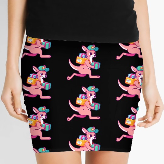 Speedy Delivery: Kangaroo Courier Women's Mini Skirts