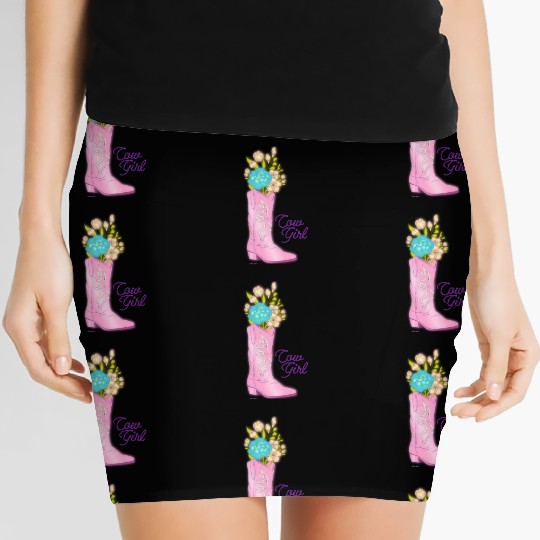 COW GIRL Women's Mini Skirts