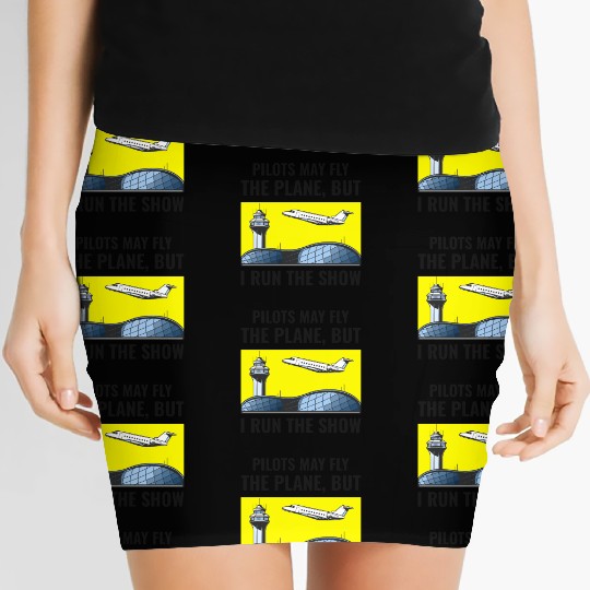 Air Traffic Controller ATC Aviation Humor Airplane Women's Mini Skirts