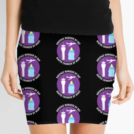 Air Traffic Controller ATC Aviation Humor Airplane Women's Mini Skirts