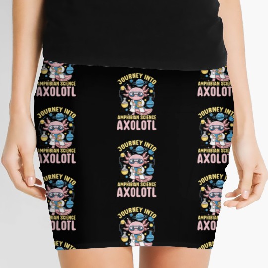 Axolotl Science Teacher Mexican Salamander Women's Mini Skirts