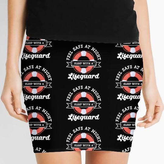 Lifeguard Swimming Water Profession Women's Mini Skirts