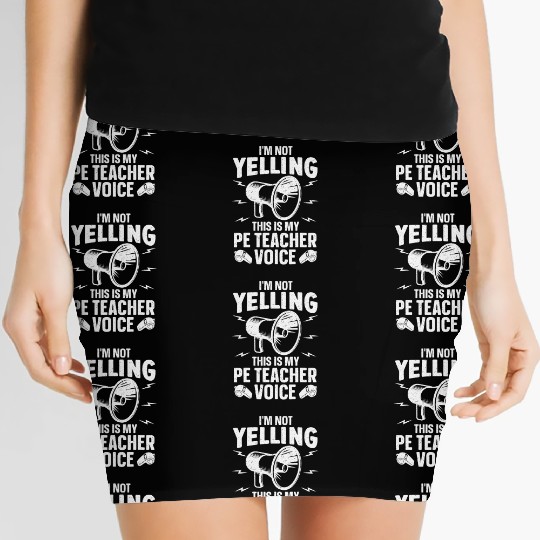 Cool PE Teacher Art Physical Education Teacher Women's Mini Skirts