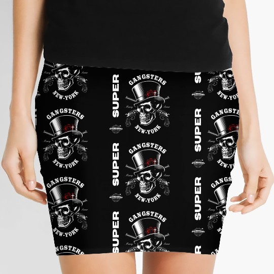 Super Gangsters New York Brother Benko Streetwear Women's Mini Skirts