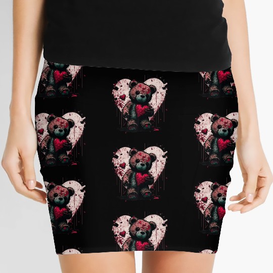 Bear Creepy Clothing Premium Women's Mini Skirts