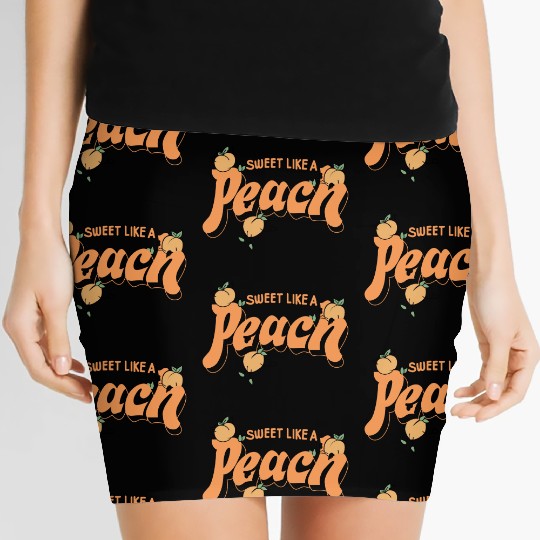 Sweet Like A Peach Women's Mini Skirts