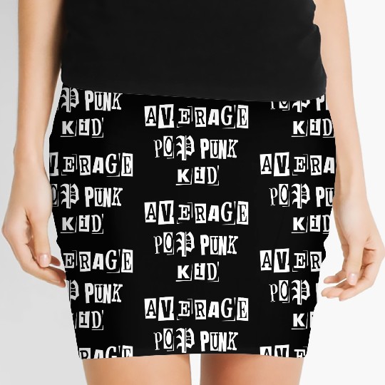 Average Pop Punk Kid Women's Mini Skirts