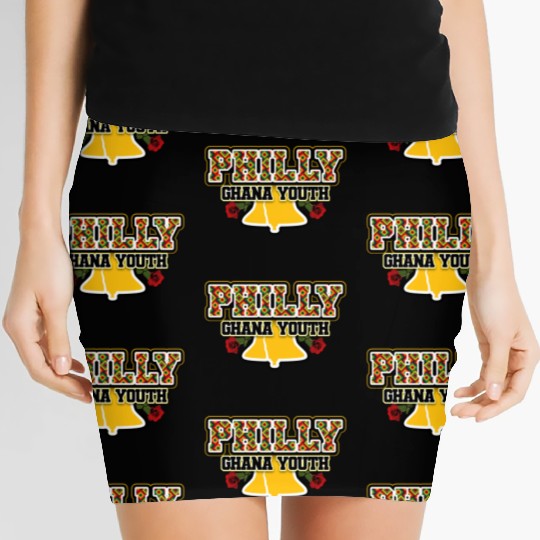 Philly Ghana Youth Bell Rose Women's Mini Skirts