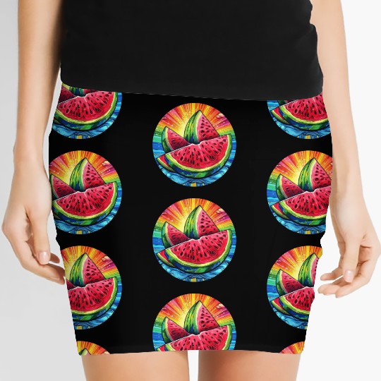 LGBTQ Melon Women's Mini Skirts