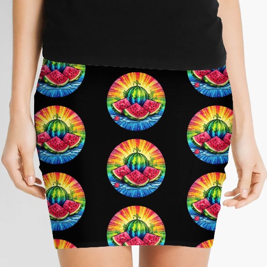 LGBTQ Melon Women's Mini Skirts