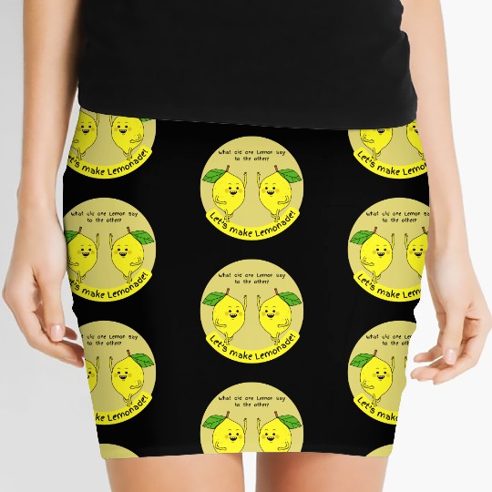 let us make lemonade Women's Mini Skirts