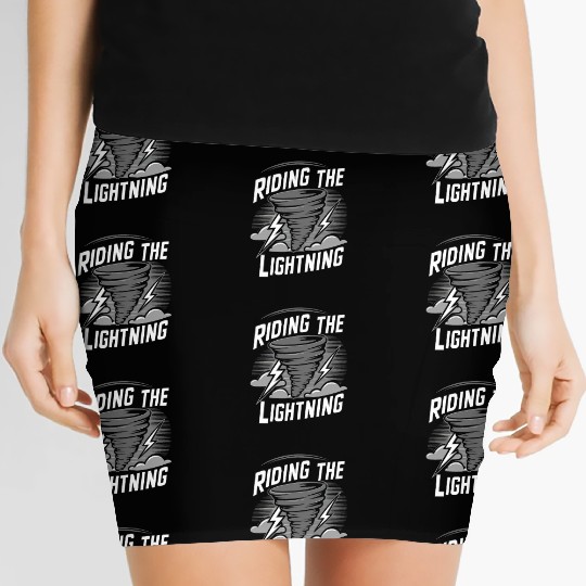 Tornado Chasing Adventures: Embrace Nature's Fury Women's Mini Skirts