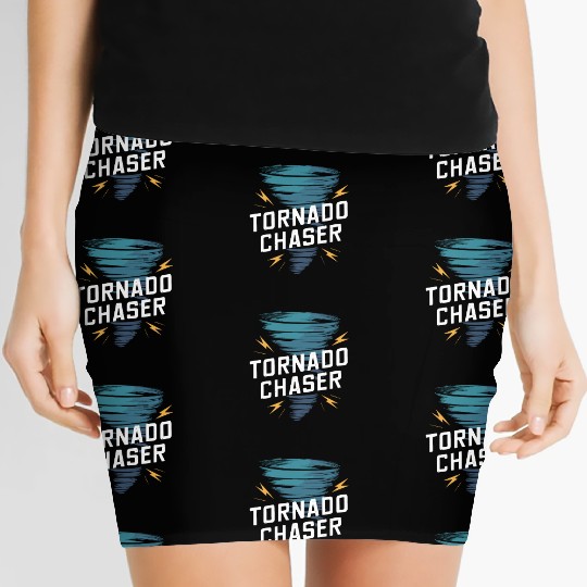 Tornado Chasing Adventures: Embrace Nature's Fury Women's Mini Skirts