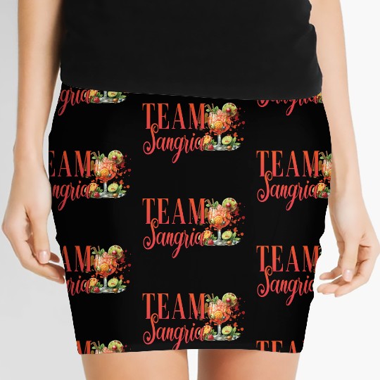 Cocktail Bartender Team Sangria Women's Mini Skirts