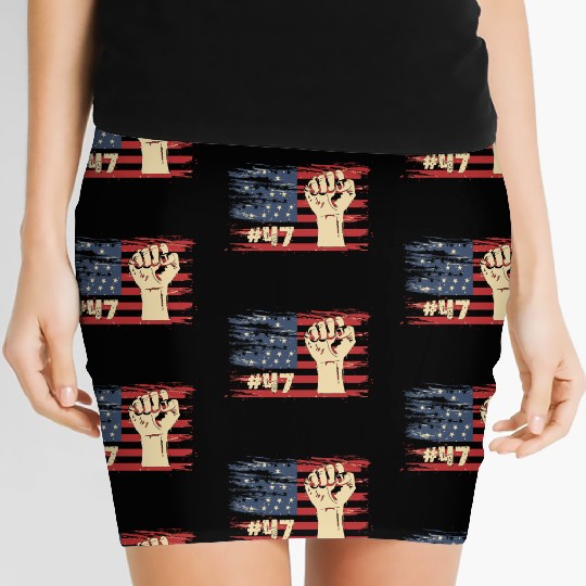 Trumpet shooting USA 47 Election Fight Women's Mini Skirts