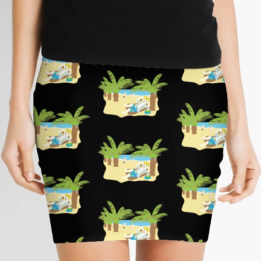 summer the sea Women's Mini Skirts