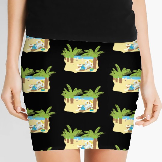 summer the sea Women's Mini Skirts