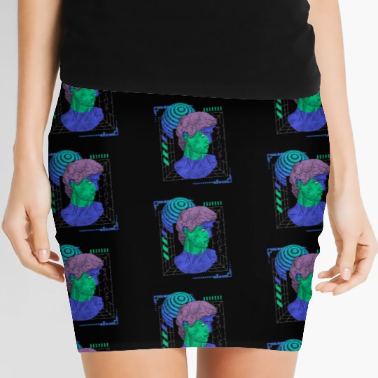 Cyberpunk Style Synthwave Gaming Women's Mini Skirts