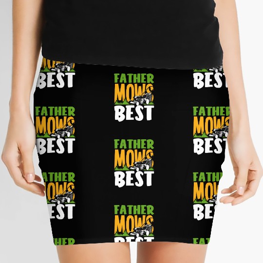 Landscaper Gardener Dad Lawn Mowing Women's Mini Skirts