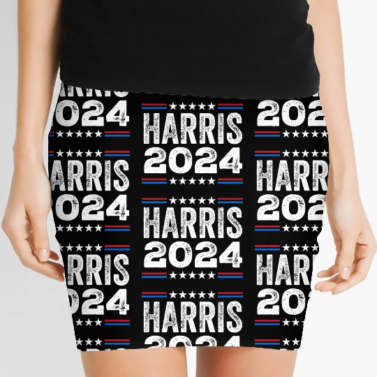 Kamala Harris 2024 US Election Democrat Women's Mini Skirts