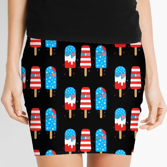 July Popsicle Toddler American Women's Mini Skirts