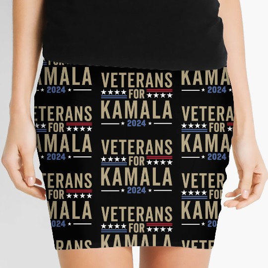 Veterans For Kamala Harris 2024 Election Women's Mini Skirts