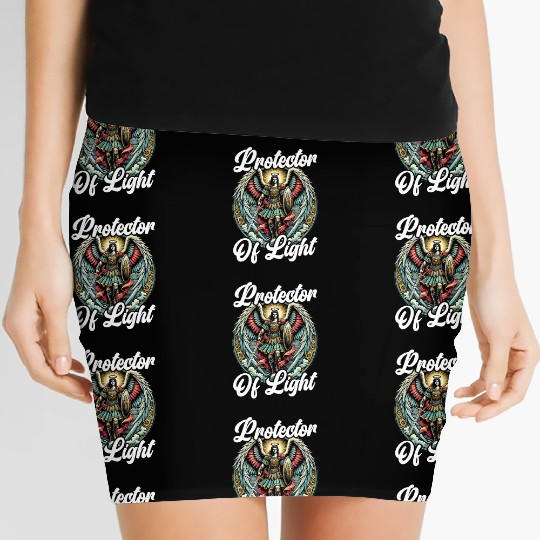 Archangel Michael Catholic Christianity Angel Women's Mini Skirts