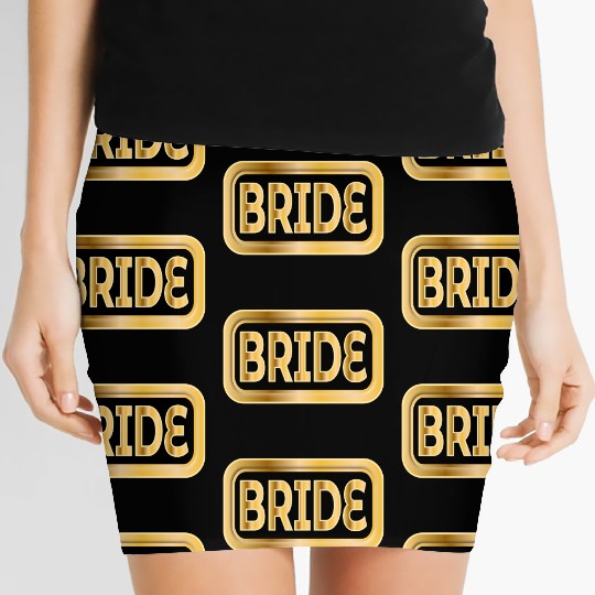 BRIDE GIFTS WEDDING ENGAGEMENT Women's Mini Skirts