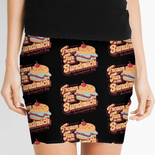 Ice Cream Sandwich Women's Mini Skirts