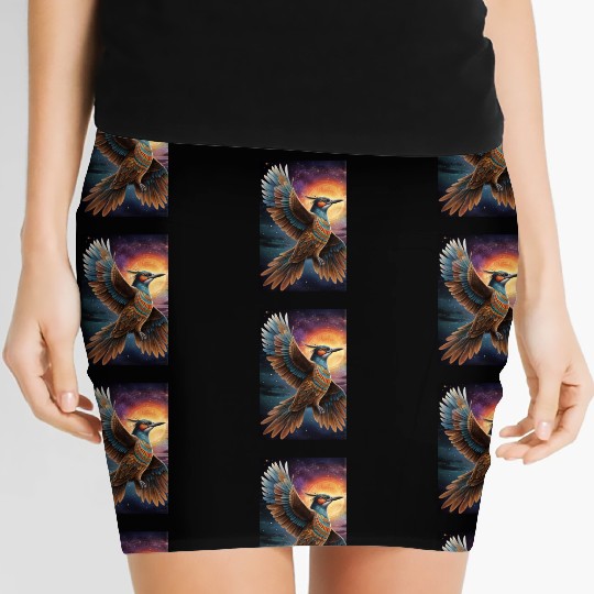 Bird of paradise Women's Mini Skirts