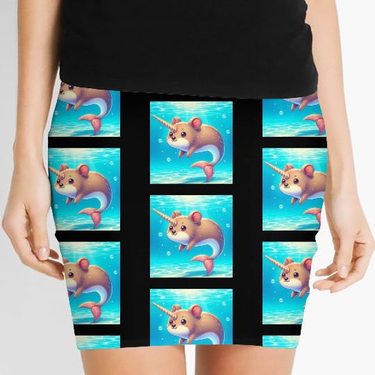 The narwhal-qoukka Women's Mini Skirts