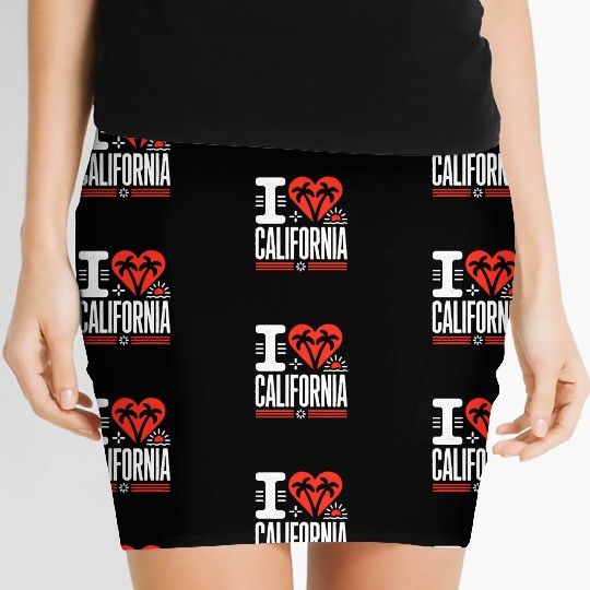 I love California | The Golden State Women's Mini Skirts