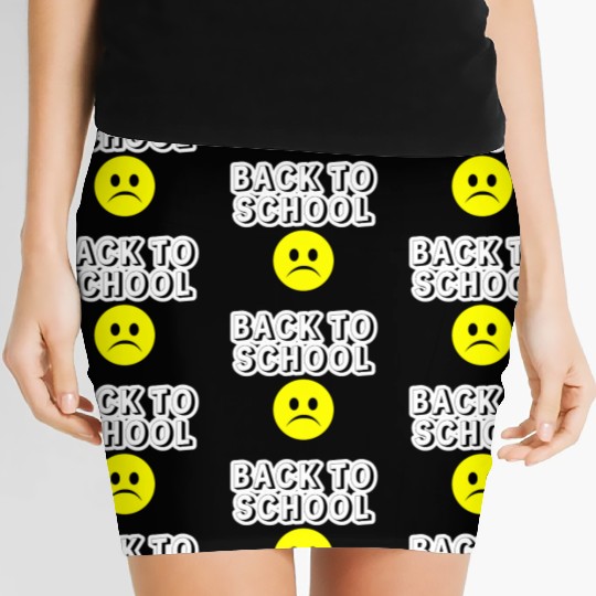 Sad Back to School Women's Mini Skirts