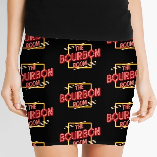 Vintage The Bourbon Room Bar and Music Venue Women's Mini Skirts