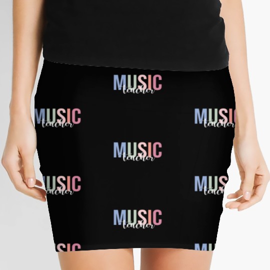 Music Teacher School Musician Women's Mini Skirts