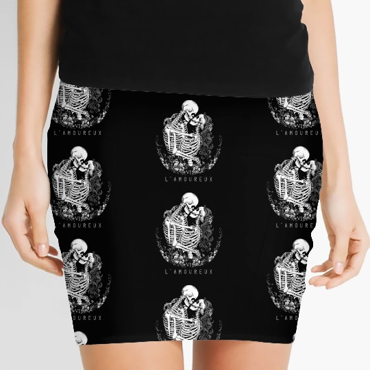 VI The Lovers Tarot Card Classic DesignVI The Love Women's Mini Skirts
