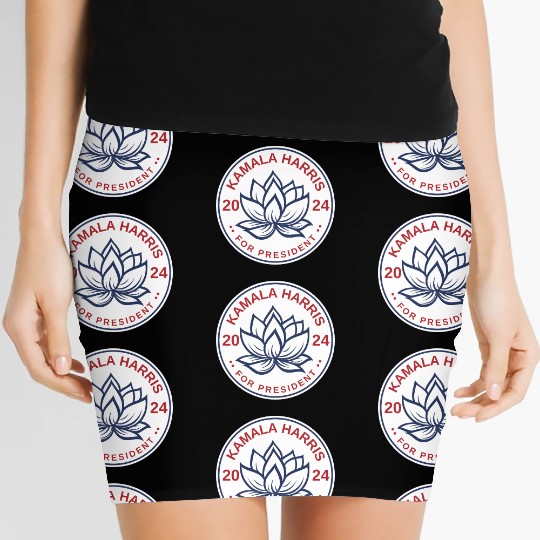 Kamala Harris For President Kamala Lotus Women's Mini Skirts