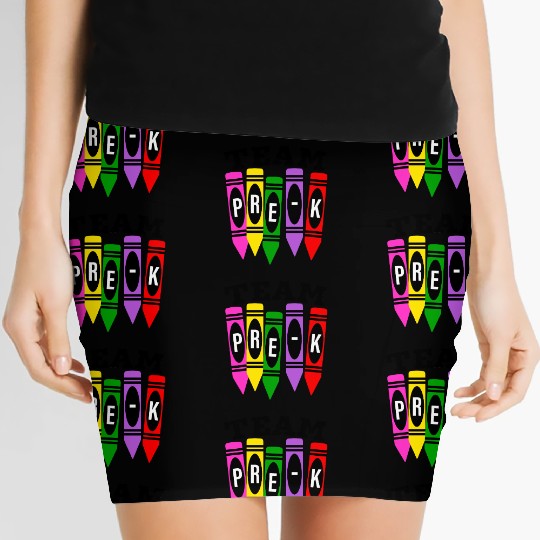 Pre-K Team - Preschool Teacher Women's Mini Skirts