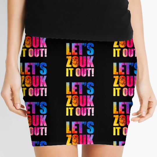Zouk Dance Festival Design for Zouk Dancer Women's Mini Skirts